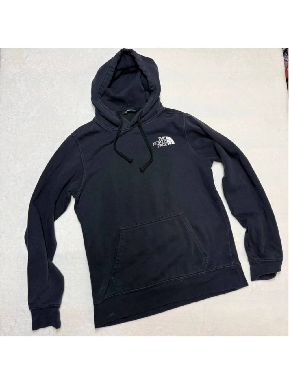 Men's‎ The North Face Black Red Logo Hoodie Standard Small